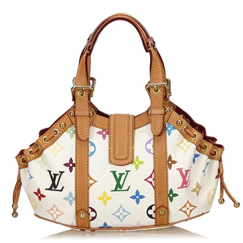 vintage louis vuitton white purse